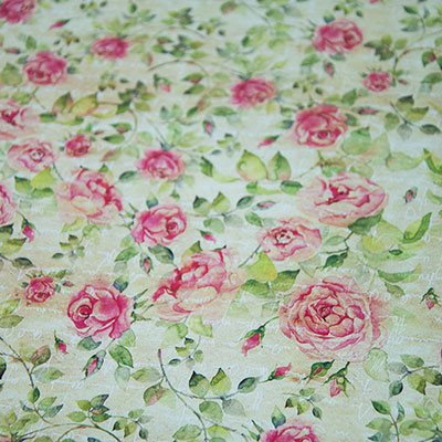 Бумага упак Шиповник розовый 67х99см