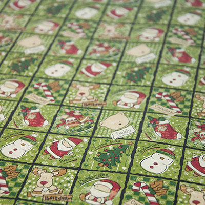 Бумага упак Зимняя Мозаика 67х99см