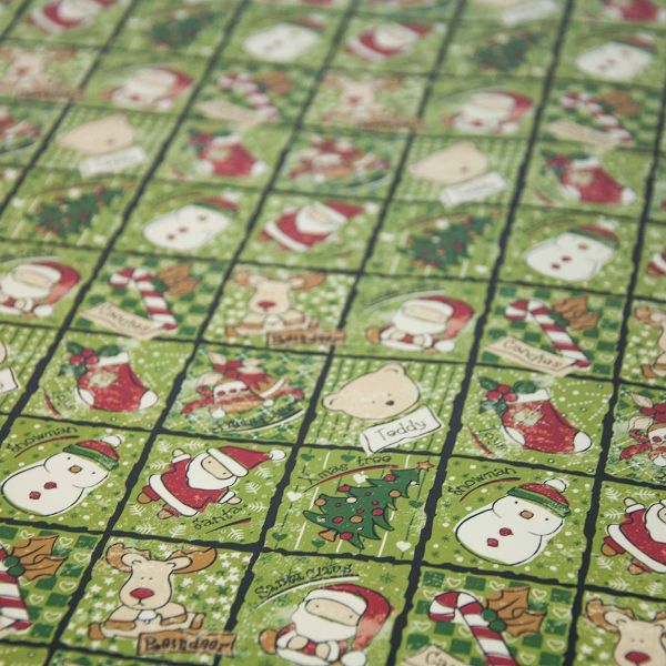 Бумага упак Зимняя Мозаика 67х99см