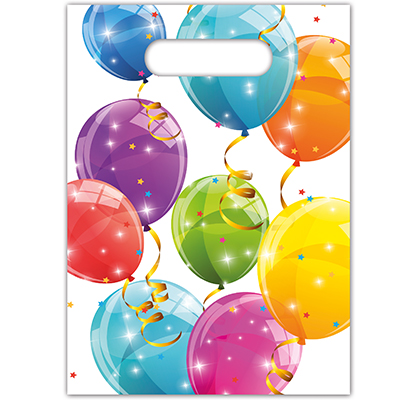 Пакет п/э Шарики сверкающие 6шт/Р