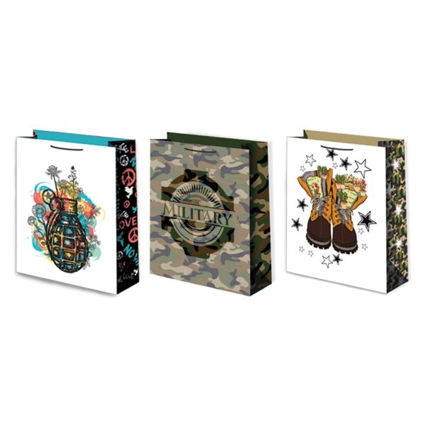 Пакет бум Милитари 18х23см
