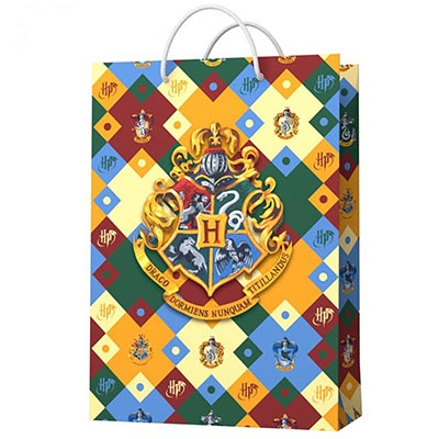 Пакет бум Гарри Поттер герб 23х18см