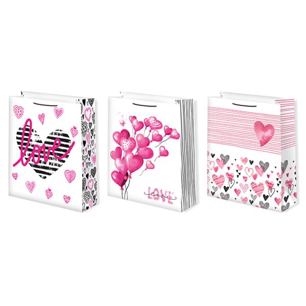 Пакет бум Сердца 26х32