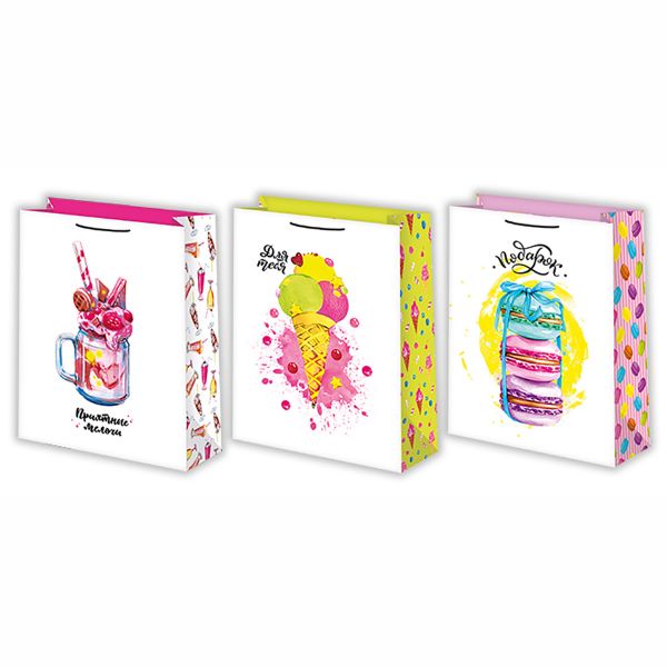 Пакет бум Десерты 18х23