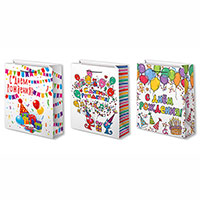 Пакет бум С ДР Шары Конфетти 26х32см