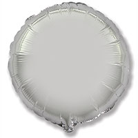 Ф Б/РИС 18" КРУГ Металлик Silver