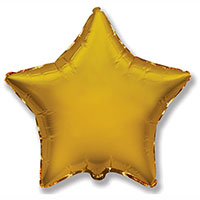Ф Б/РИС 18" ЗВЕЗДА Металлик Gold