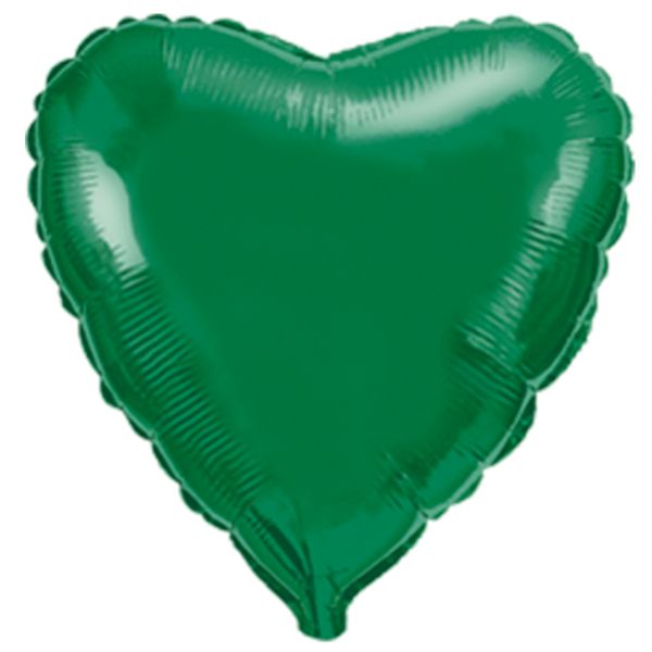 Ф Б/РИС 18" СЕРДЦЕ Металлик Green(FM)