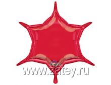 А Б/РИС ШЕСТИКОНЕЧНИК 22" Металлик Red