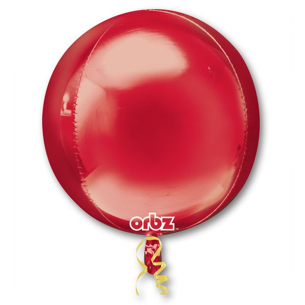 А 3D СФЕРА Б/РИС 16" Металлик Red