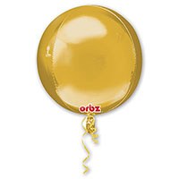 А 3D СФЕРА Б/РИС 16" Металлик Gold