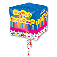 А 3D КУБ 15" HB Торт праздничный G20