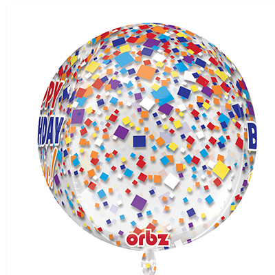 А 3D СФЕРА 16" HB Конфетти G20