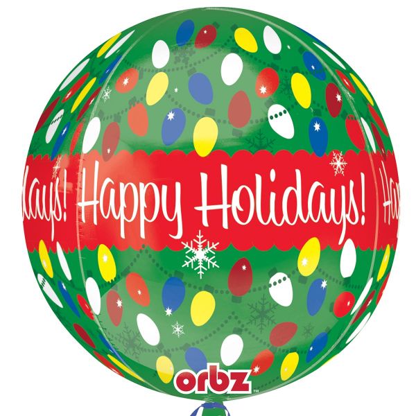 А 3D СФЕРА 16" Шары новогодние G20