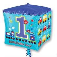 А 3D КУБ 15"1-й День Рожденья мальчикG20