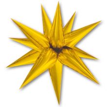К 3D ЗВЕЗДА 25" Составная Gold