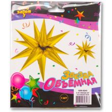 К 3D ЗВЕЗДА 25" Составная Gold