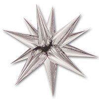 К 3D ЗВЕЗДА 25" Составная Silver