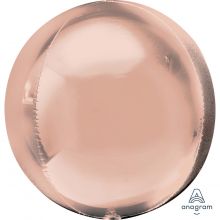 А 3D СФЕРА Б/РИС 21" Металлик Rose Gold