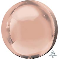 А 3D СФЕРА Б/РИС 21" Металлик Rose Gold