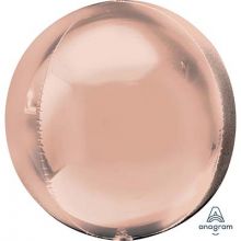 А 3D СФЕРА Б/РИС 21" Металлик Rose Gold