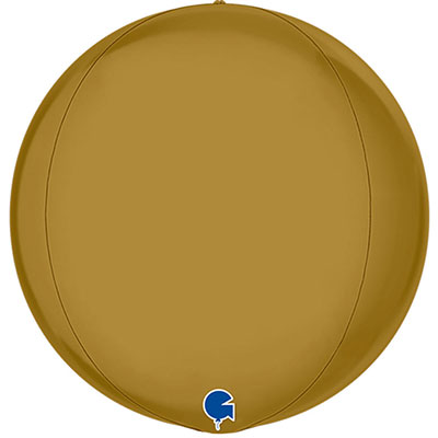 Г 3D СФЕРА Б/РИС 15" Сатин Gold