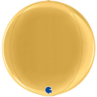 Г 3D СФЕРА Б/РИС 15" Металлик Gold 5
