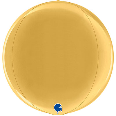 Г 3D СФЕРА Б/РИС 15" Металлик Gold 5