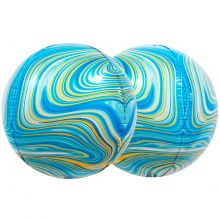 К 3D СФЕРА Б/РИС 15" Мрамор Blue