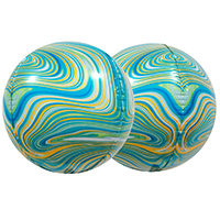 К 3D СФЕРА Б/РИС 15" Мрамор Mint