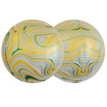 К 3D СФЕРА Б/РИС 15" Мрамор Yellow