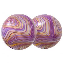 К 3D СФЕРА Б/РИС 15" Мрамор Purple