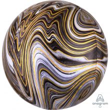 А 3D СФЕРА Б/РИС 16" Мрамор Black