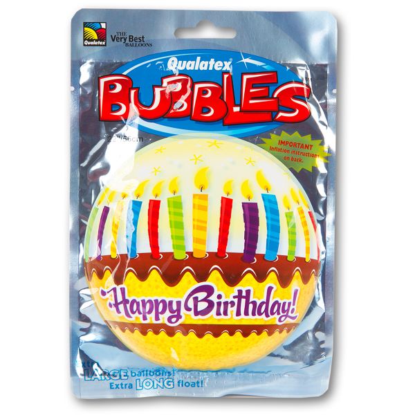 П BUBBLE 22" HB Торт со свечками Уп