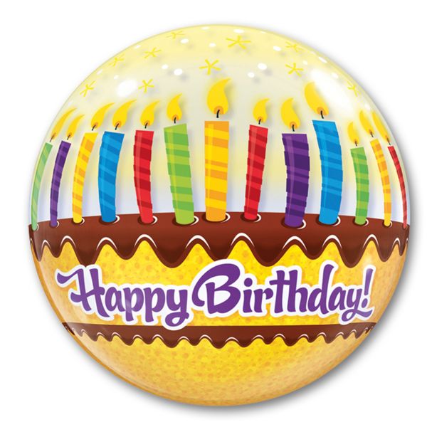 П BUBBLE 22" HB Торт со свечками Уп