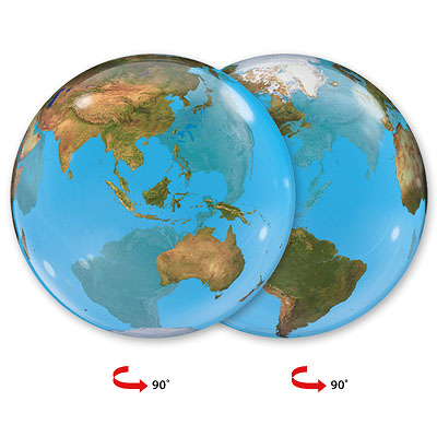 П BUBBLE 22" Планета Земля Уп