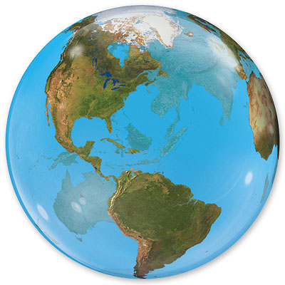 П BUBBLE 22" Планета Земля Уп