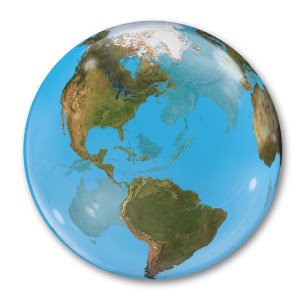 П BUBBLE 22" Планета Земля Уп