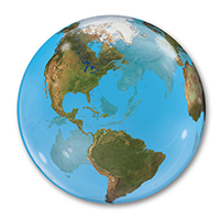 П BUBBLE 22" Планета Земля Уп