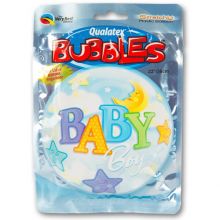 П BUBBLE 22" Луна и Звезды Мальчик