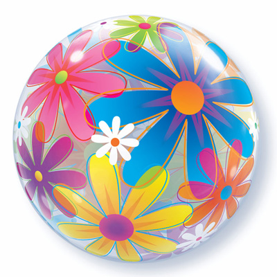 П BUBBLE 22" Ромашки разноцветные