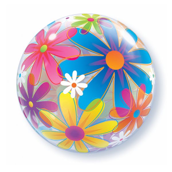 П BUBBLE 22" Ромашки разноцветные