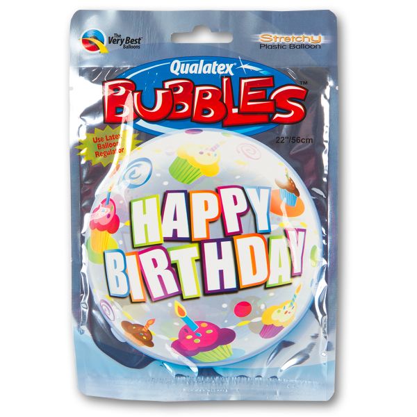 П BUBBLE 22" HB Кексы разноцветные