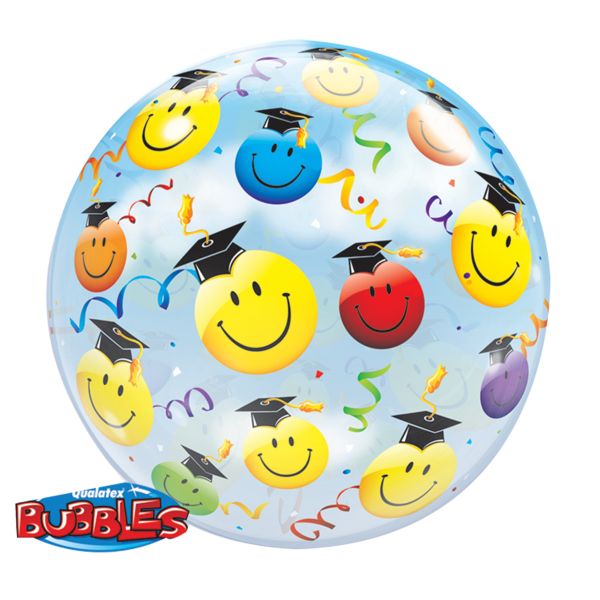 П BUBBLE 22" Улыбка Выпускник