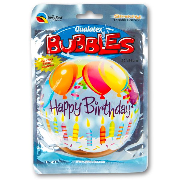 П BUBBLE 22" HB Торт со свечками Шары П BUBBLE 22" HB Торт со свечками Шары