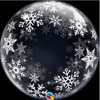 П BUBBLE DECO 24" Снежинки