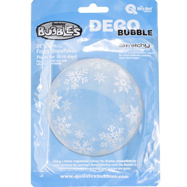 П BUBBLE DECO 24" Снежинки