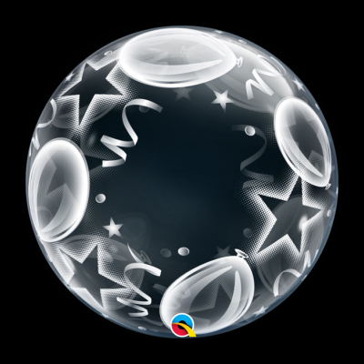 П BUBBLE DECO 24" Шары и Звезды