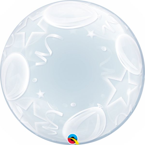 П BUBBLE DECO 24" Шары и Звезды