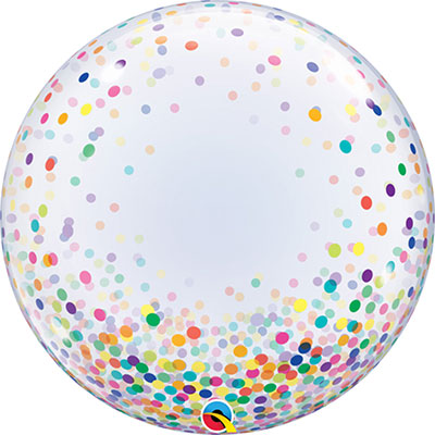 П BUBBLE DECO 24" Конфетти разноцветное